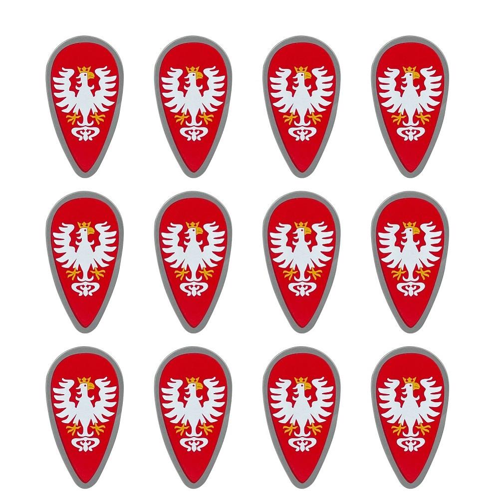 12pcs/set Medieval Army Knight Weapons Pack MiniFigures Accessories Set Military Shield Building Block Bricks Kits Toys