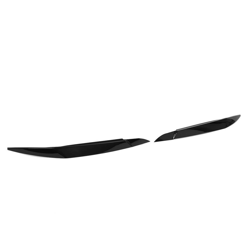 1 Pair Headlight Eyebrow Decorative Trim Left Right Headlamp Eyebrow Strip Trim for X6 E71 2008 to 2014