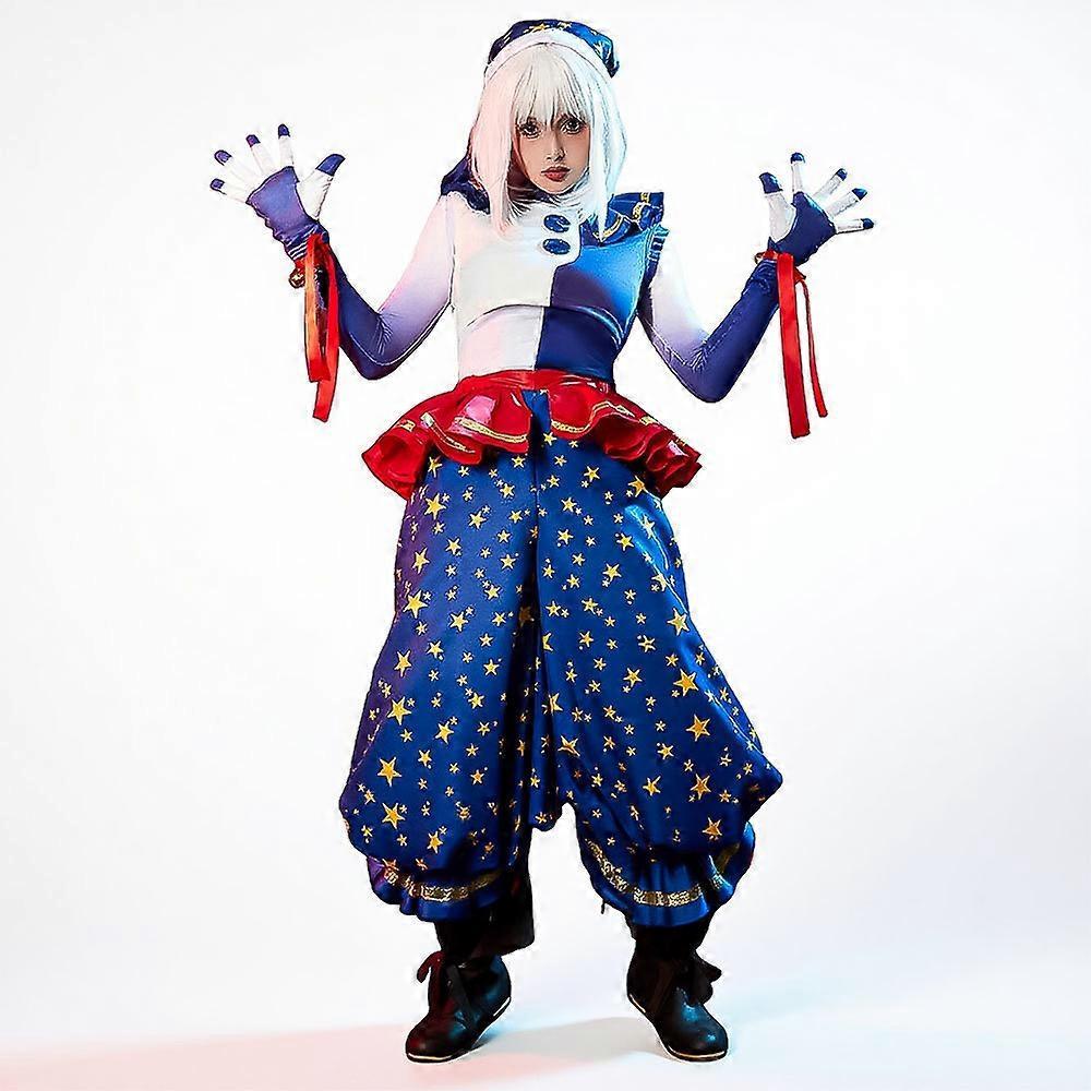 Joker Cosplay Kostüm Komplettset Halloween Cosplay Outfit Streetwear Anime Spielfigur Rollenspiel