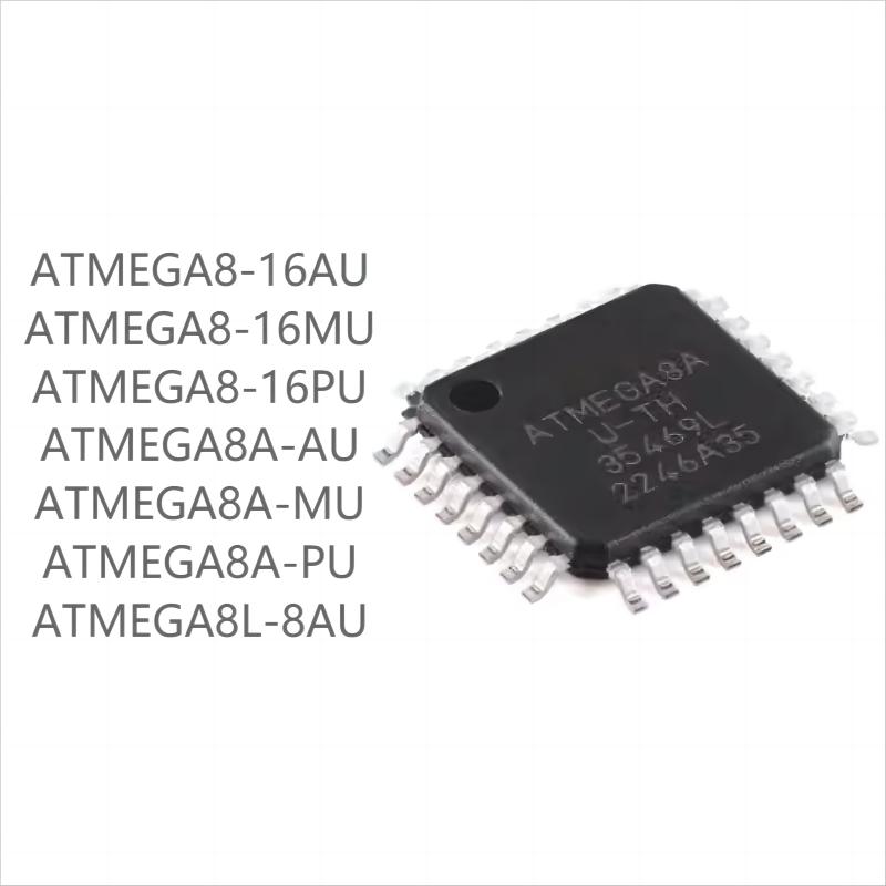 

100PCS новий ATMEGA8/A/L series16AU 16MU 16PU AU MU PU 8AU ATMEGA8-16MU(50pcs)