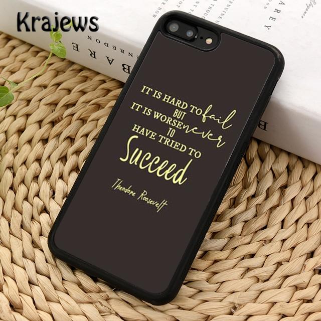 Krajews berühmtes motivierendes Lebenszitat-Telefon-Kasten-Abdeckung für iPhone 14 6s 7 8 plus X XR XS 11 12 13 pro max Samsung S21 S22 ultra