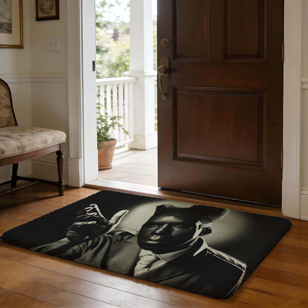 Floor Mat Soft Flannel Rug Non-Slip Absorbent Mat Bathroom Bedroom Home Decor CHROMAKOPIA like Him Hip Pop Artist Rapper Music