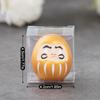 Japanese Ceramic Daruma Doll Crafts Inspired Wealth Prosperity Decor Lucky Charm Fortune Ornament Landscape Home Desk Decor