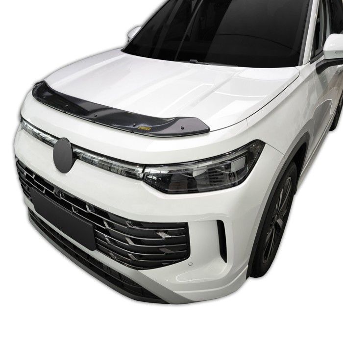 SCOUTT | Bra Capot Déflecteur Protection Pour Volkswagen Tayron Depuis 2025, Aérodynamique, Assemblage Facile, Aucun perçage requis
