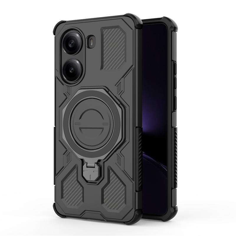 Magnetic Wireless Charge Cover For Xiaomi Poco X7 Pro F7 Ultra Phone Holder Armor Case Poco X7 Pro Cover For Poco X7 Pro Case