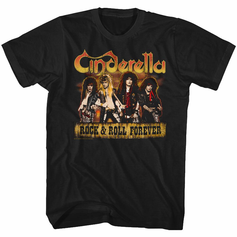 Cinderella Band Photo Rock Roll Forever Adult T Shirt Metal Music Merch XXXL