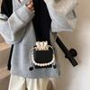 Fashionable Minimalist Small Shoulder Bag For Women Trendy Autumn Style In Black Brown White Pink And Khaki