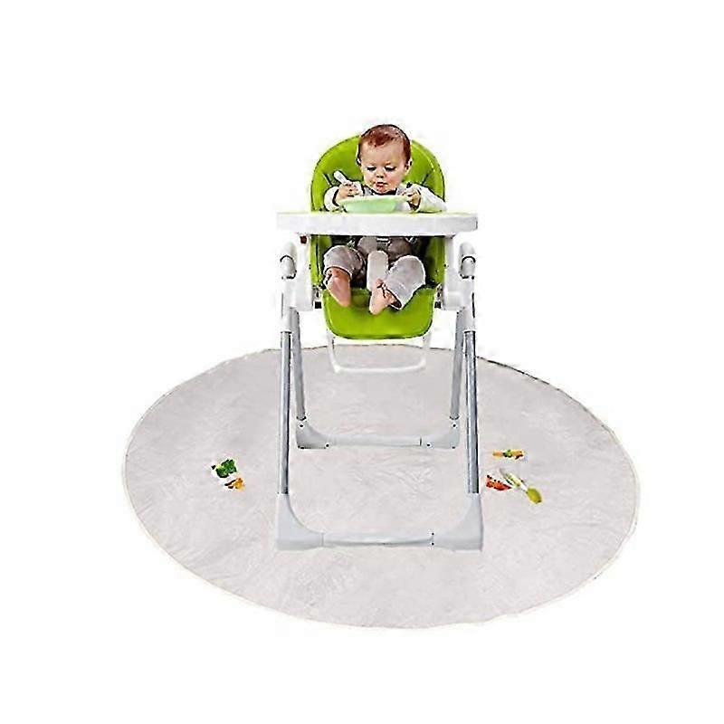 Mat For Under High Chair/arts/crafts Kids Toddler Washable Waterproof Round Clear Chair Floor Prot