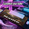 Custom Name Personalized Go Ahead Eagles Pattern Mousepad, Laptop PC Desk Mat, Decorative Desk Mat for Home Keyboard Pad Gift