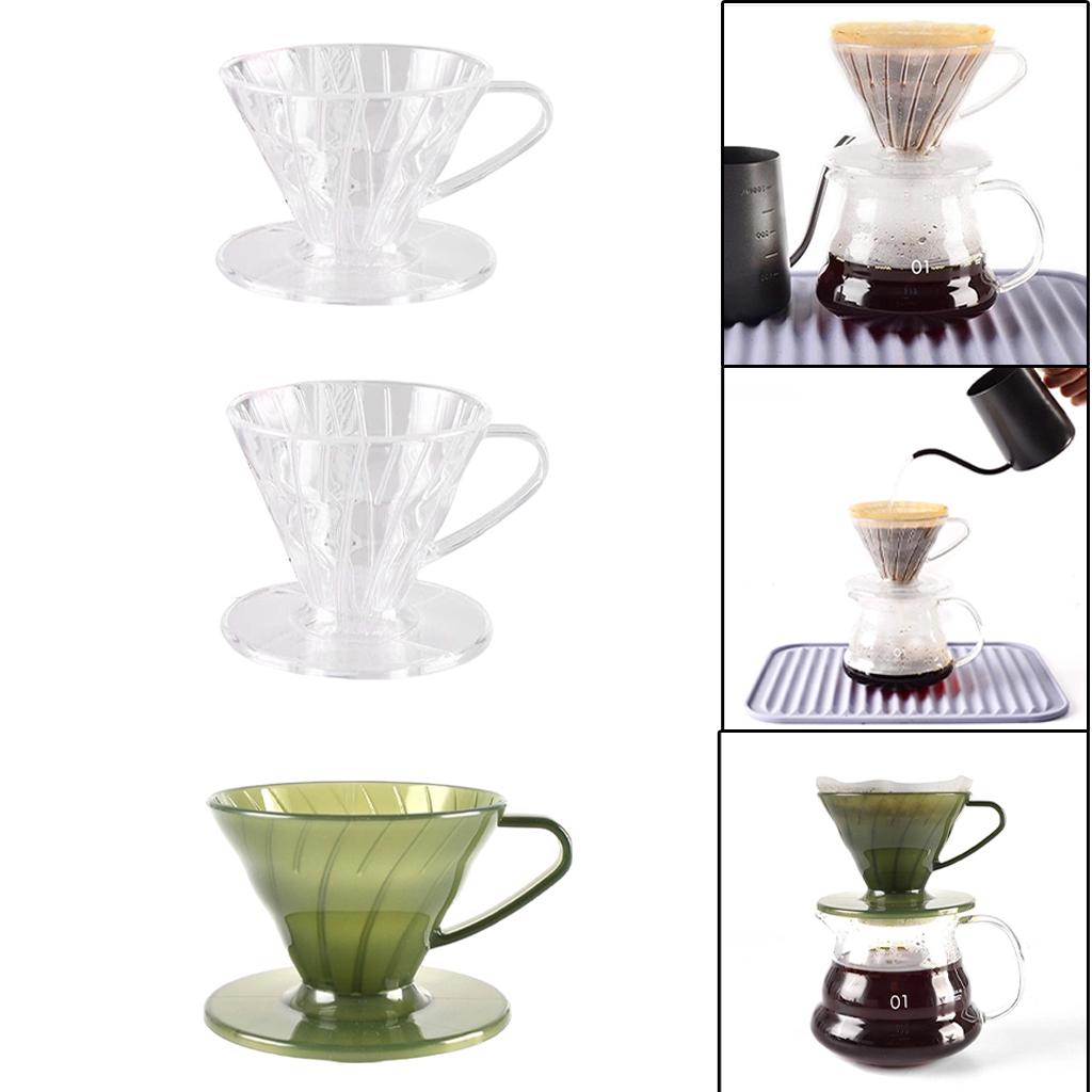 Resin Coffee Dripper Mug Reusable DIY Making Portable for Filter Tool Cup Accessories , A