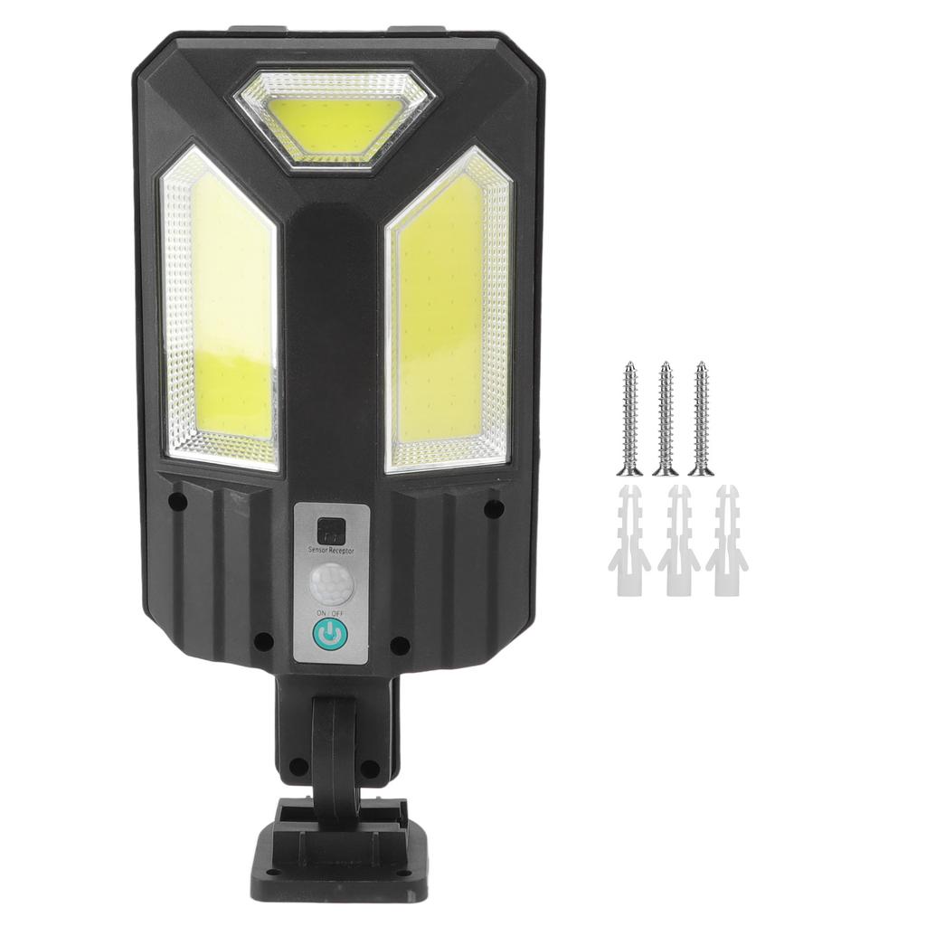 Solar Sensor Wall Light 3COB Energy Saving High Brightness Waterproof Solar Street Light for Outdoor