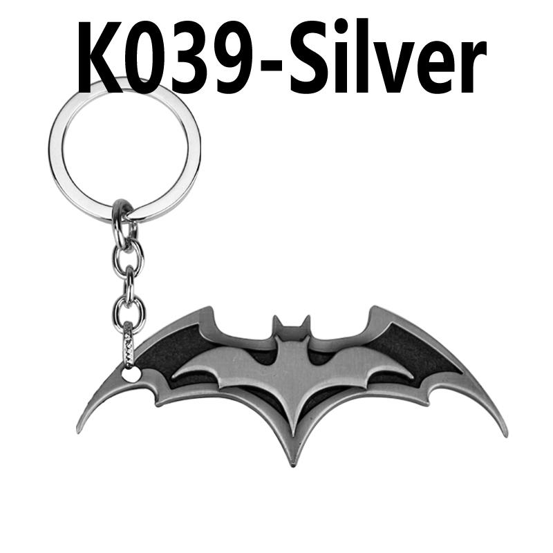 Bat Pendants Keychain Toy Superheroes Movie Jewelry Car Key Ring Bags Accessories for Men Women Fans Gifts Souvenir