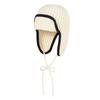 Knitted Hat with Flight Knit for Warm Winter Knitted Hat [Clape] Earflaps, Cap, Windproof, Winter, Skiing, Hiking, Autumn, Winter, Travel, Outdoors,