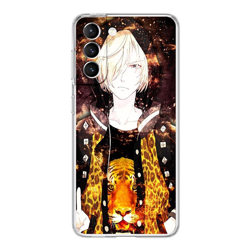 Yuri!!! On Ice Victor Nikiforov For Samsung Galaxy S22 S20 Ultra Phone Case S21 FE 5G S10E S9 S8 S10 Plus Note 20 Clear Cover