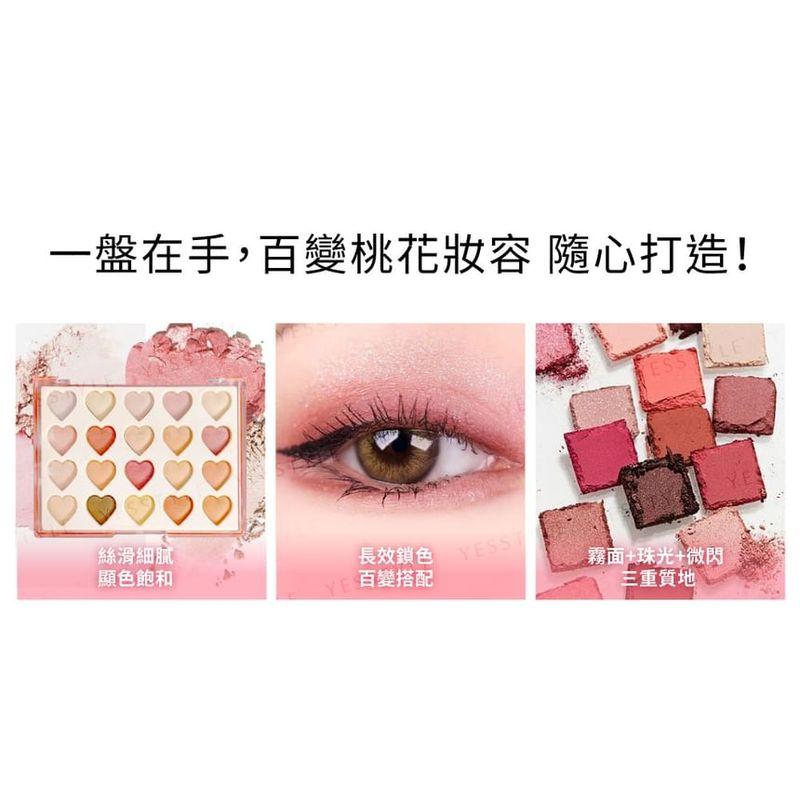UNICAT - Lovely Heart Eye Shadow Palette Peach Blossom