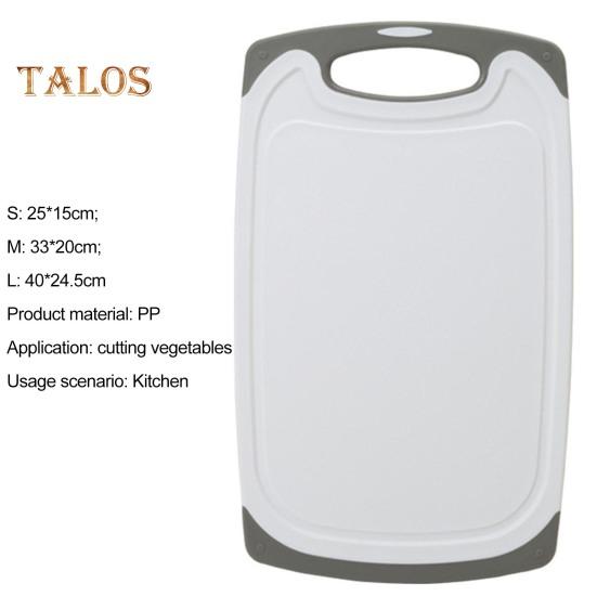 Tabla para cortar verduras, mangos de agarre prácticos, Material PP para cortar, tabla de cortar versátil para el hogar, 1/3 Uds.
