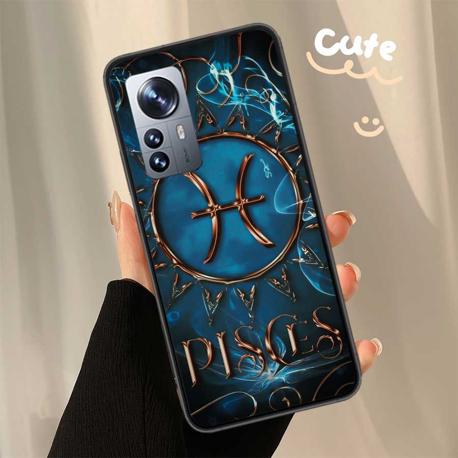 Libra Pisces Virgo Capricorn Aquarius Taurus Phone Case For Xiaomi Poco X7 X6 X5 X4 X3 GT NFC M4 M5 Pro 5G M3 Mi F6 F5 F4 F3 F2