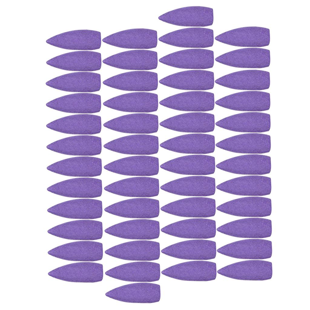 50Pcs Rückfluss Weihrauch Kegel Wasserfall Natürliche Düfte Duft Luft Reinigung mit Eisen