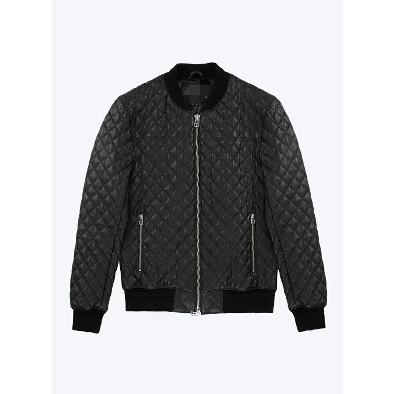 

PU Leather Jacket Short Slim Leather Jacket with Cotton Middle-aged Coat XXXL чёрный