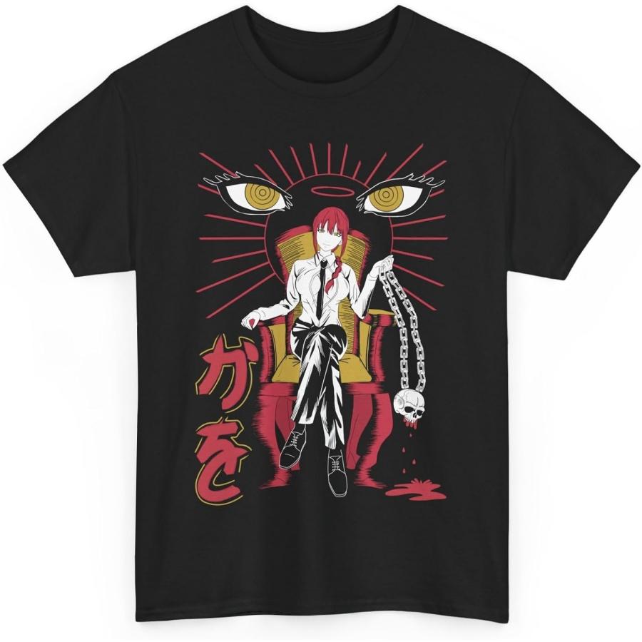 Denji Makima Chainsaw Devil Manga Anime T Shirt M-1 S
