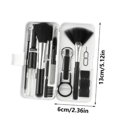 Comprehensive 18 In 1 Computer Screen Cleaning Tool Set with Brushes Card Pin for Phones Tablets Monitors And Keyboards