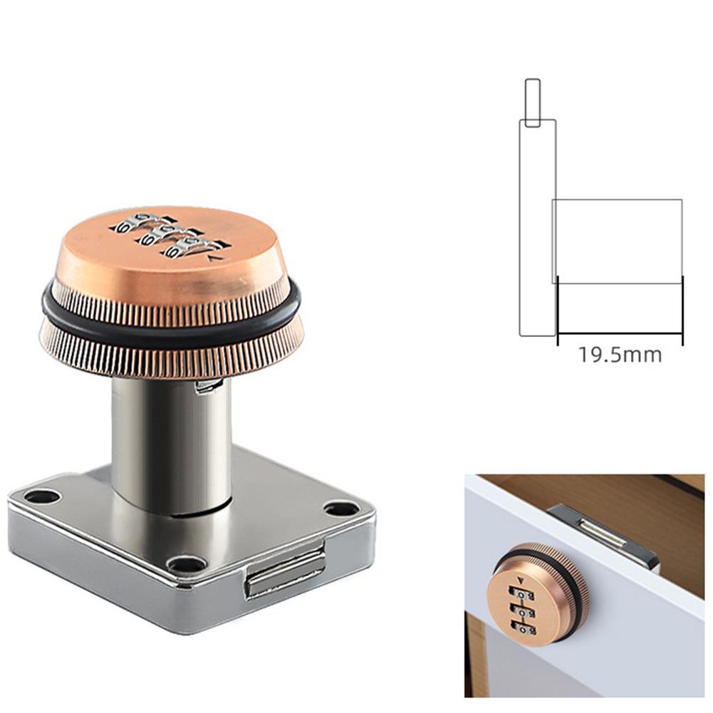 Cabinet Drawer Password Lock Digital Code Lock Office File Drawer Combination Password Code Anti-theft Furniture Hardware