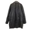 BURBERRY Leather coat Black series Men's Used