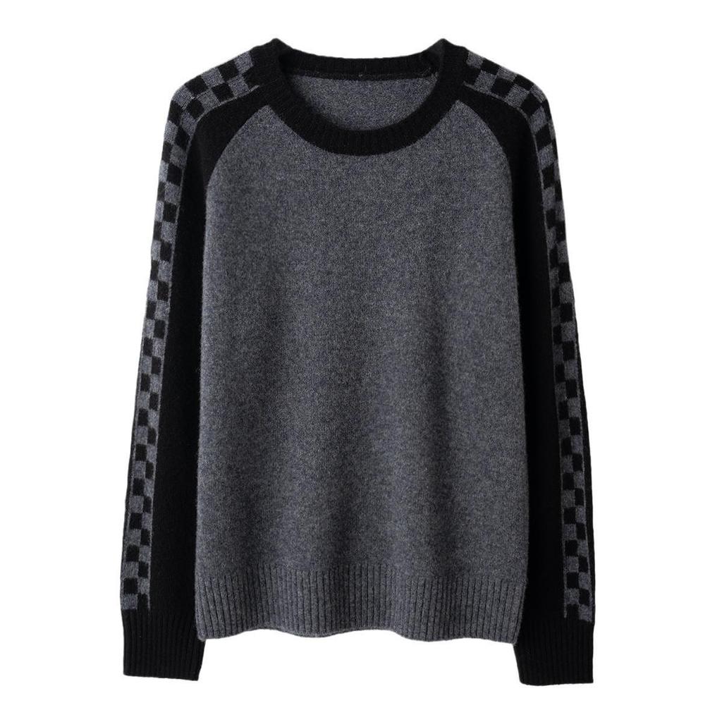 Women's Versatile Wool Sweater - New Petite Style Knit Top for Autumn & Winter Base Layer