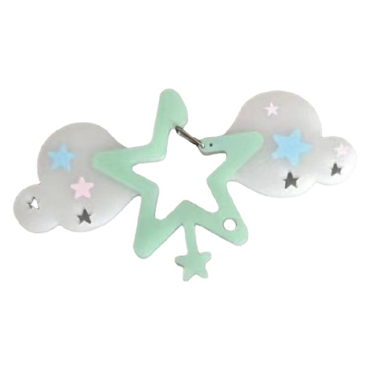 

Musical Note Hanging Decoration Key Hanging Pendant Hollow Key Ornament Present for Youthful Women and Fashion Lover 1