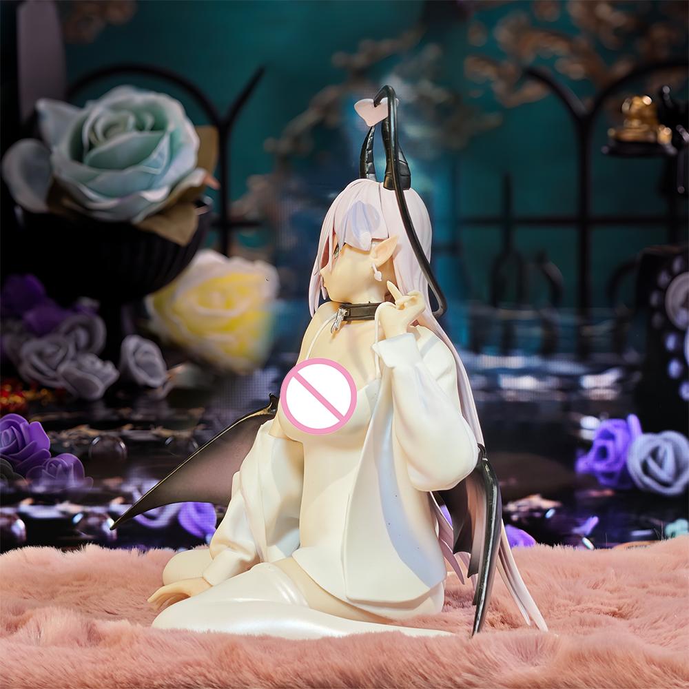 1pc Silver-Haired Demon Girl Model | Atmospheric Car and Bedroom Decor | Collectible Youthful Figure | Ideal for Gifting Premium Quality