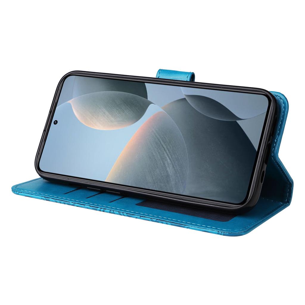 For Xiaomi 14T Case Sunflower Imprint Leather Wallet Phone Cover