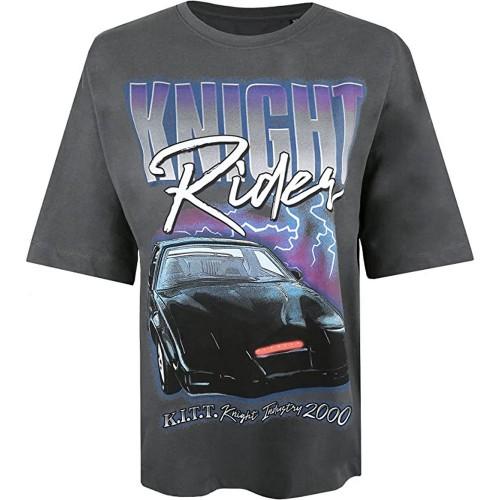 Knight Rider Womens/Ladies K.I.T.T 2000 Oversized T-Shirt