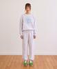 FALLETT [Fallett X Lee] Sun Flower Jogger Pants Navy