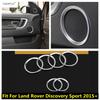 Car Side Door Speaker Audio Sound Loudspeaker Frame Cover Trim For Land Rover Discovery Sport 2015 -  ABS Matte Accessories