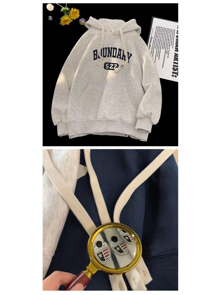 Men's Winter Hooded Sweatshirt - Korean Style, Casual Thickened Pullover with Plus Velvet.