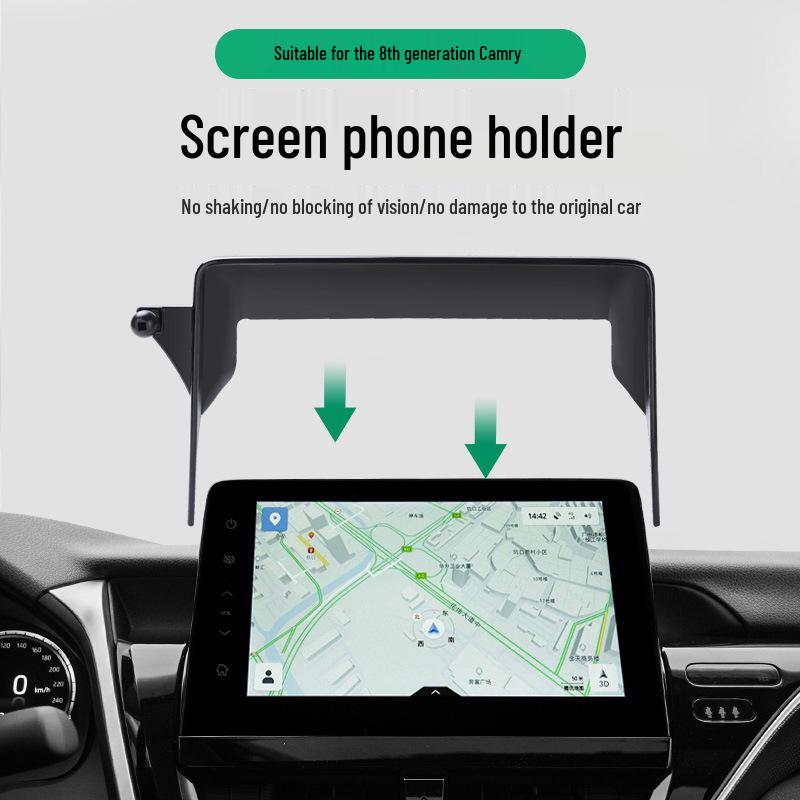 Toyota Camry 2023 8th Gen Car Mount - Luxury & Fashion Edition, Large Screen Center Console.