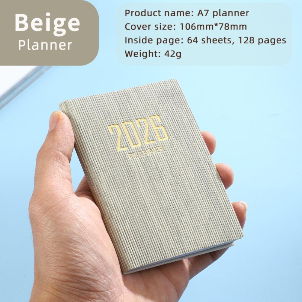 Pocket Appointment Book A7 Notebooks High Quality Diary Weekly Planner  Students