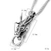 Stainless Steel Dragon Necklace New Punk Retro Jewelry Dragon Pendant Necklace For Man Gift