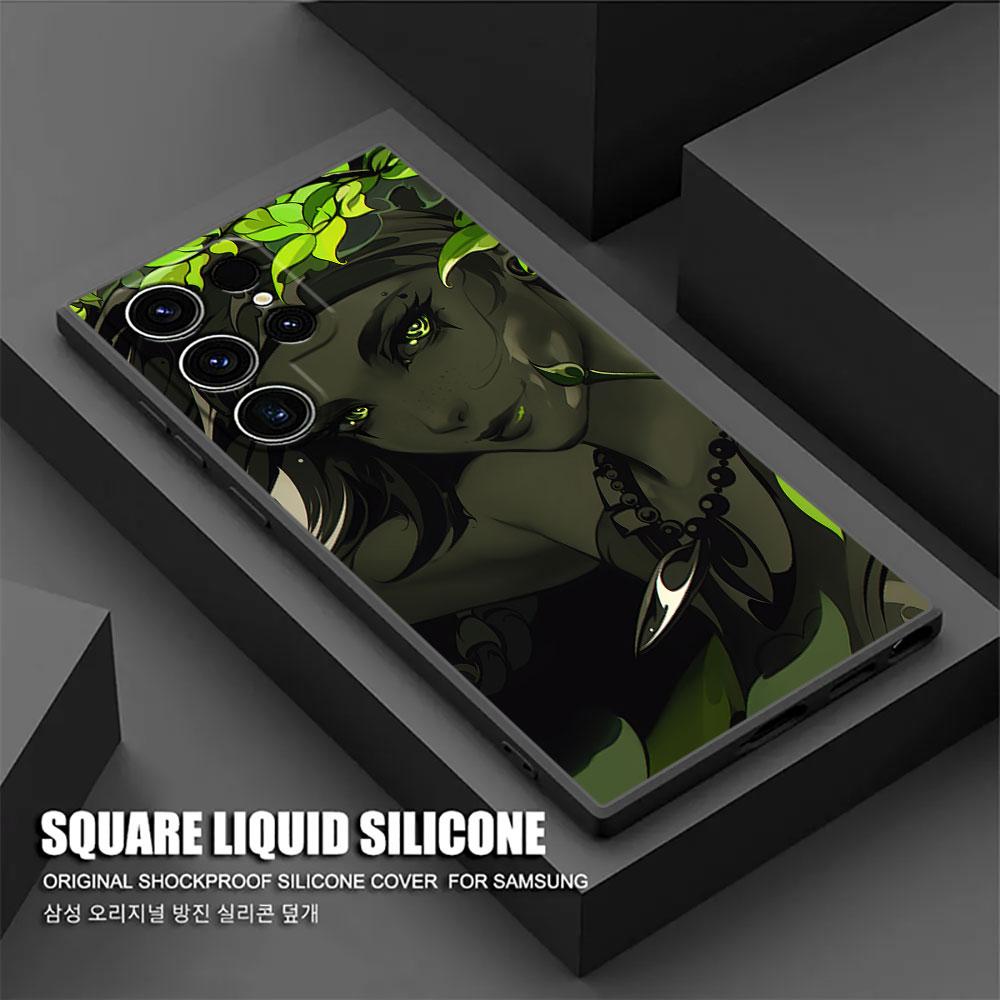 Hot Video Game Neon Valorant Killjoy S26Ultra Case For Samsung Galaxy S26 S25 S24 S23 S20 S21 FE S22 Ultra Plus Soft Phone Cover