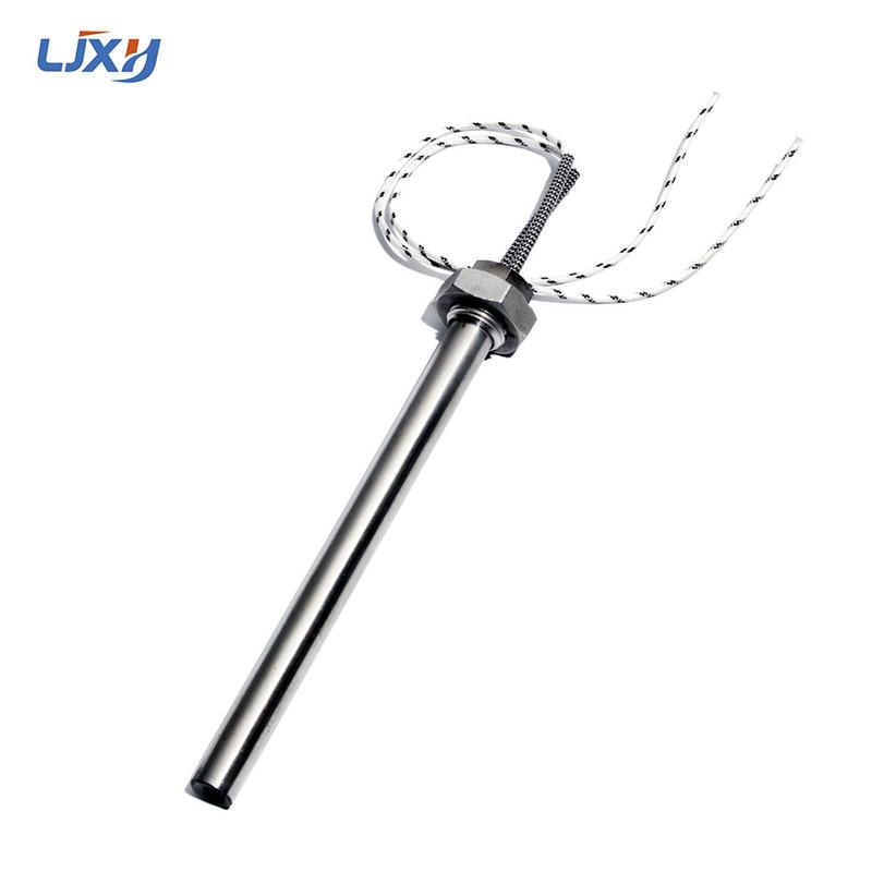 

LJXH DN15 (1/2 ) Thread Cartridge Heater Heating Element for Water 201SS 15mm Tube Dia. 1300W/1500W/1700W/1800W/2200W with Nut DN15 15x350mm 1300W