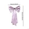 Bowknot Removable Satin Decoration for Gift