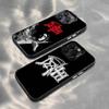 Funda para teléfono M-Metal B-Band D-Death Para iPhone 17,16,15,14,13,12,11 Plus,Pro Max,XS, Plateada Colorida Funda Cover