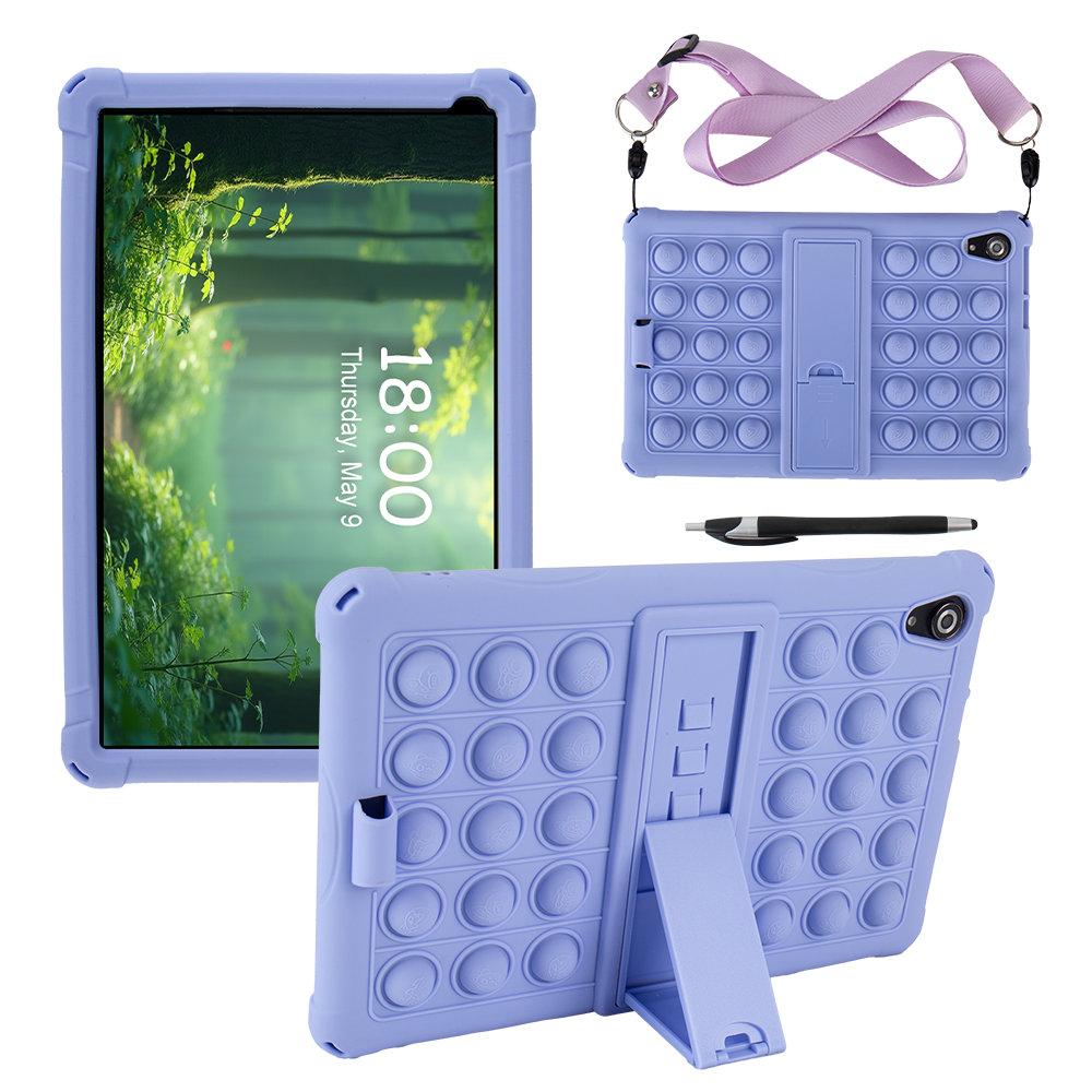 Hülle für Urao C107/Jeazans OC101/C107 Tablet 10,1 Zoll 2025, Kindersichere Weiche Silikon-Ständerabdeckung für HiGrace C107
