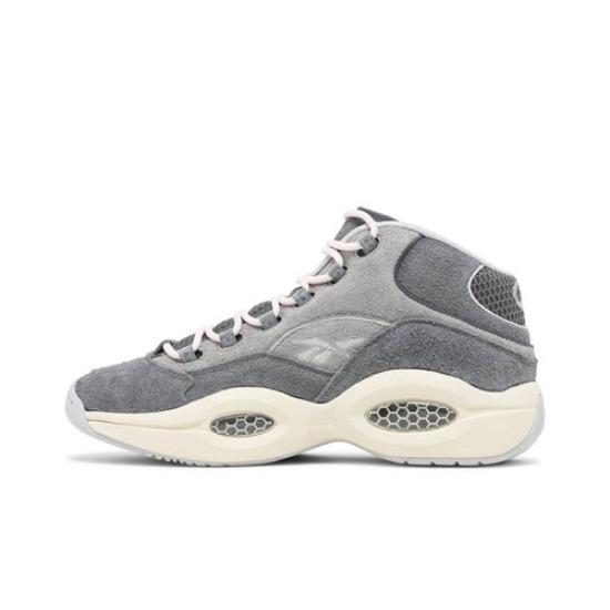 Reebok Question Mid 'Grey Suede' FW0875 Men's Shoes