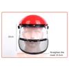 1Pcs Anti Splashing Grass Protective Mask Face Screen Protection Anti Dust Safety Mask Head-Mounted PVC Grass Trimmer Hat