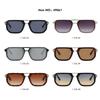 Superhot Eyewear 49061 Fashion 2026 Retro Rectangle Double Bridges Pilot Flat Top Shades Sunglasses
