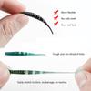 35pcs Leurres de Pêche Flottants Leurres Stylets Flottants Leurres Souples Top Water pour Attirer le Poisson
