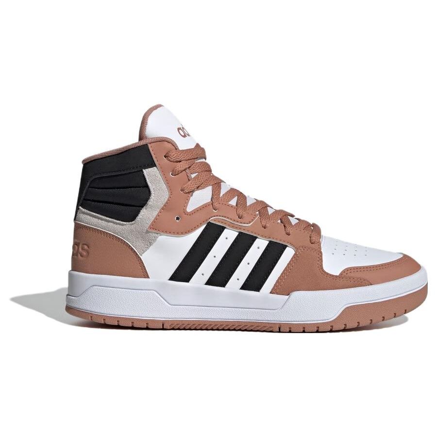 Adidas Neo Entrap Mid Comfortable High-Top Skate Shoes Unisex Skate Shoes White IE3909