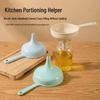 Multi-functional Kitchen Funnel & Dispenser for Liquids - Plastic, Large & Small Caliber