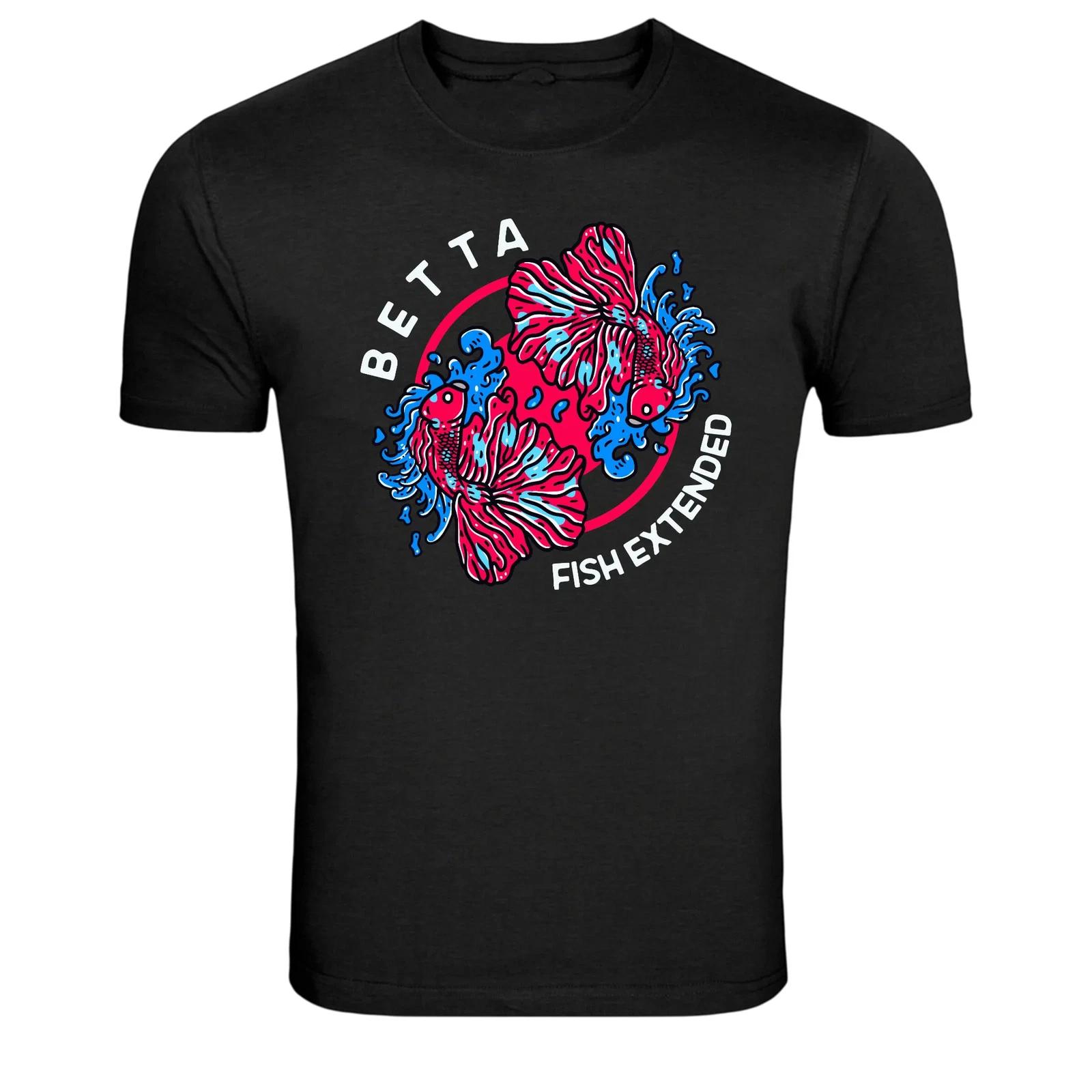 Betta Fish Aquarium Graphic T Shirt Tropical Fish Art XXXL